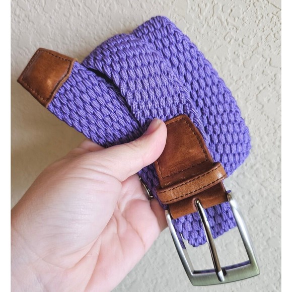 peter millar Other - peter millar Belt Size 34-36 Stretch Woven Purple Golf Casual